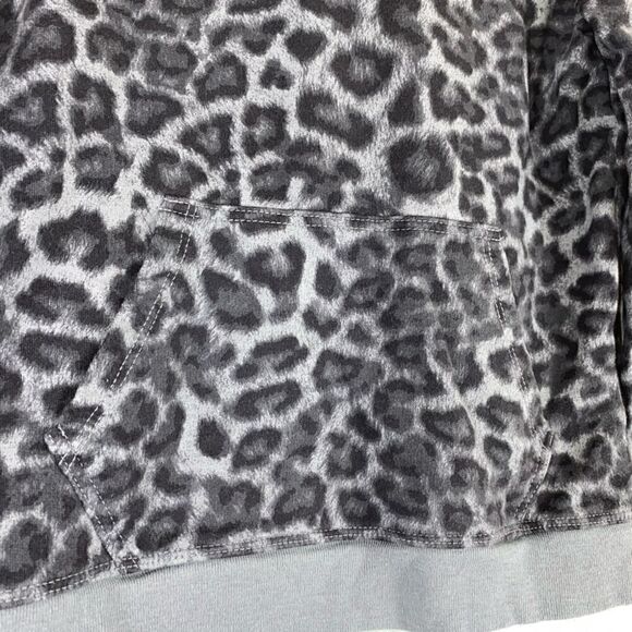 Splendid cheetah print girls hoodie w/front pocket sz 6X - Picture 3 of 7
